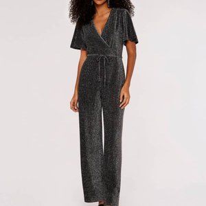 Apricot NWT Silver Jumpsuit
